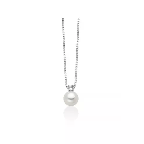 Collana Donna Miluna Perle Silver