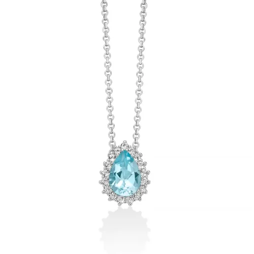 Collana Donna Miluna Gemma del Cielo Goccia